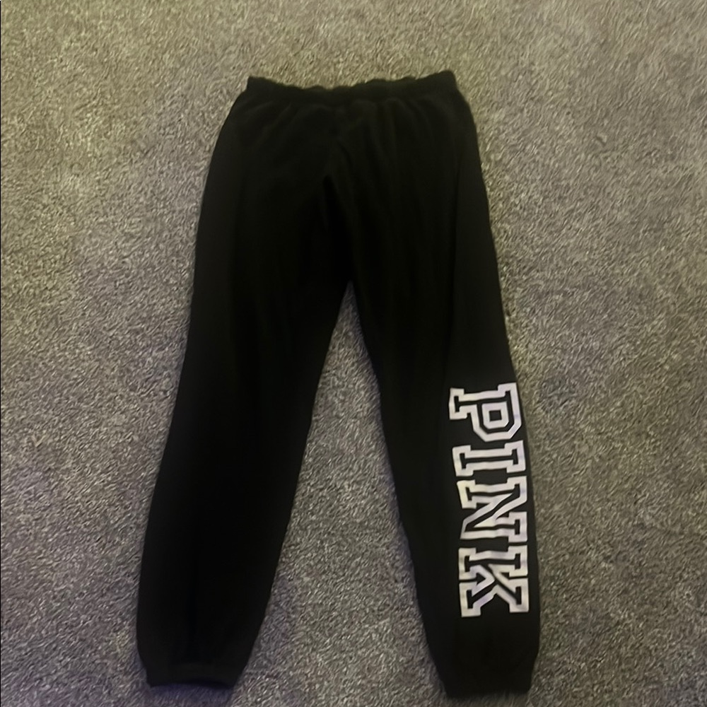 PINK Victoria's Secret Black Joggers